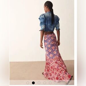 ba&sh Vanessa Printed Maxi Skirt